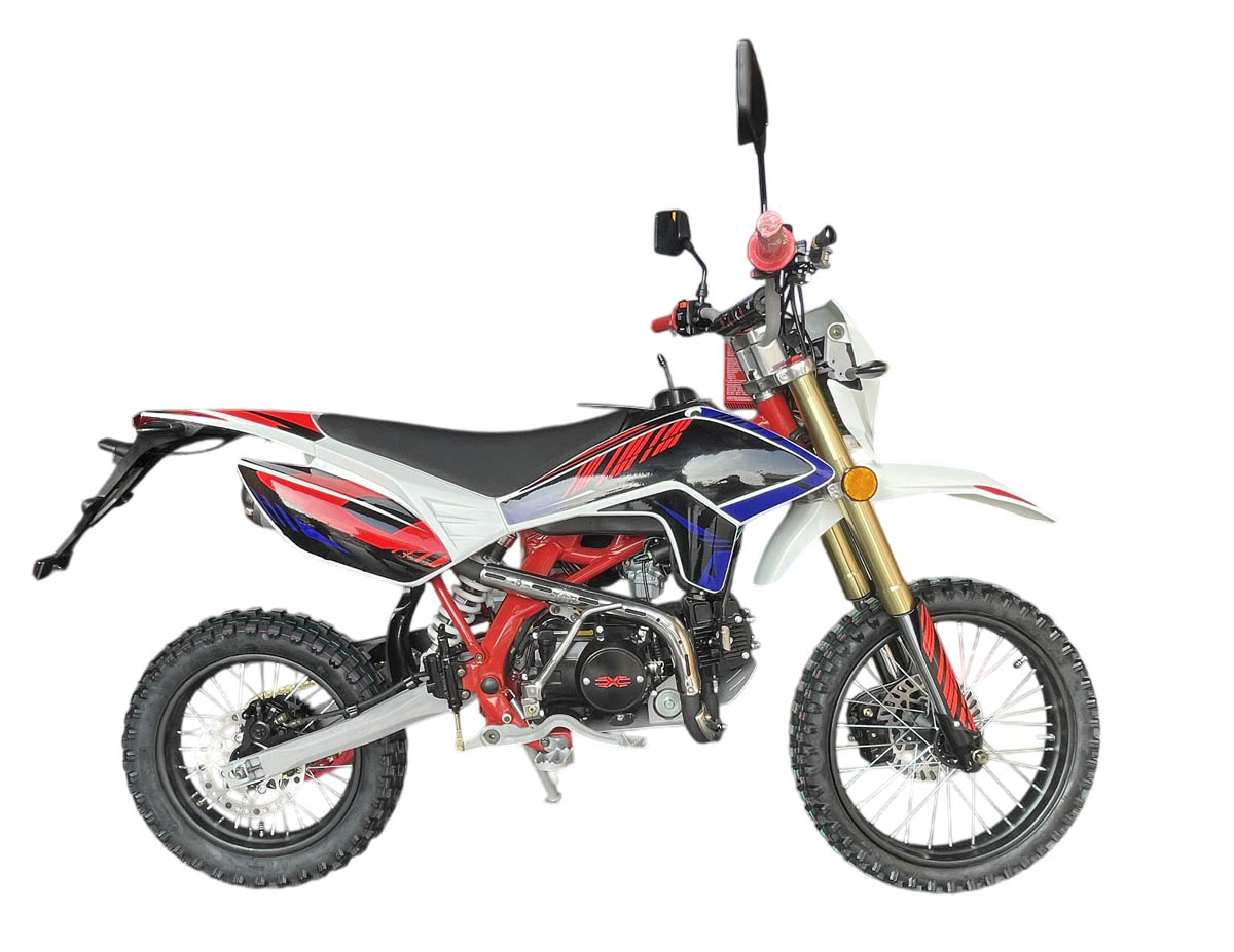 Питбайк X-MOTOS 125 17/14 COLOR (прибор. панель, светотехника)