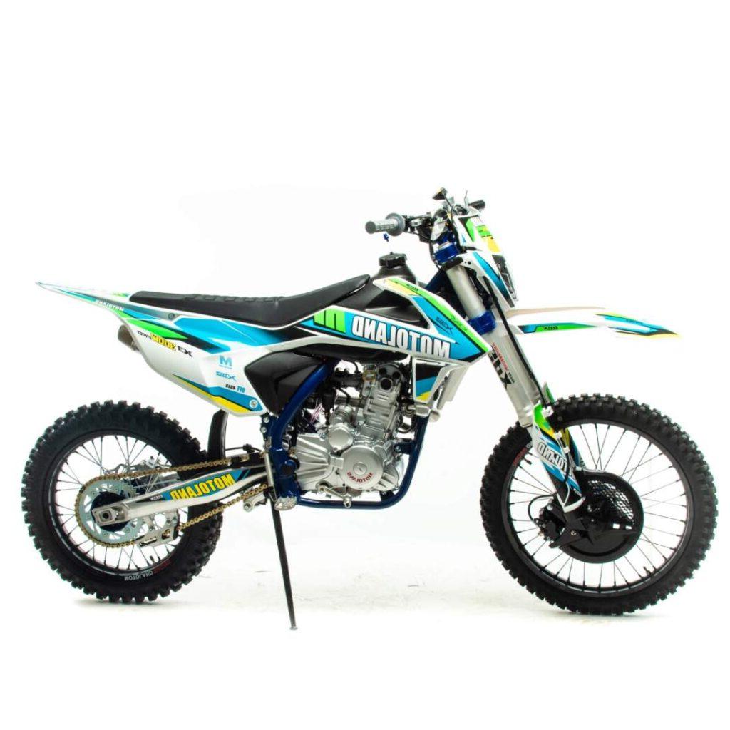 Мотоцикл Кросс Motoland X3 300W PRO (174MN-3) зеленый