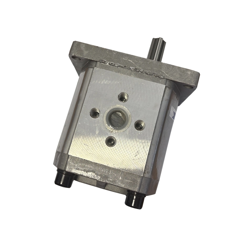 Насос гидравлический CBN-E320 левый (шлицевой привод, с площадкой, выходы под 180°)