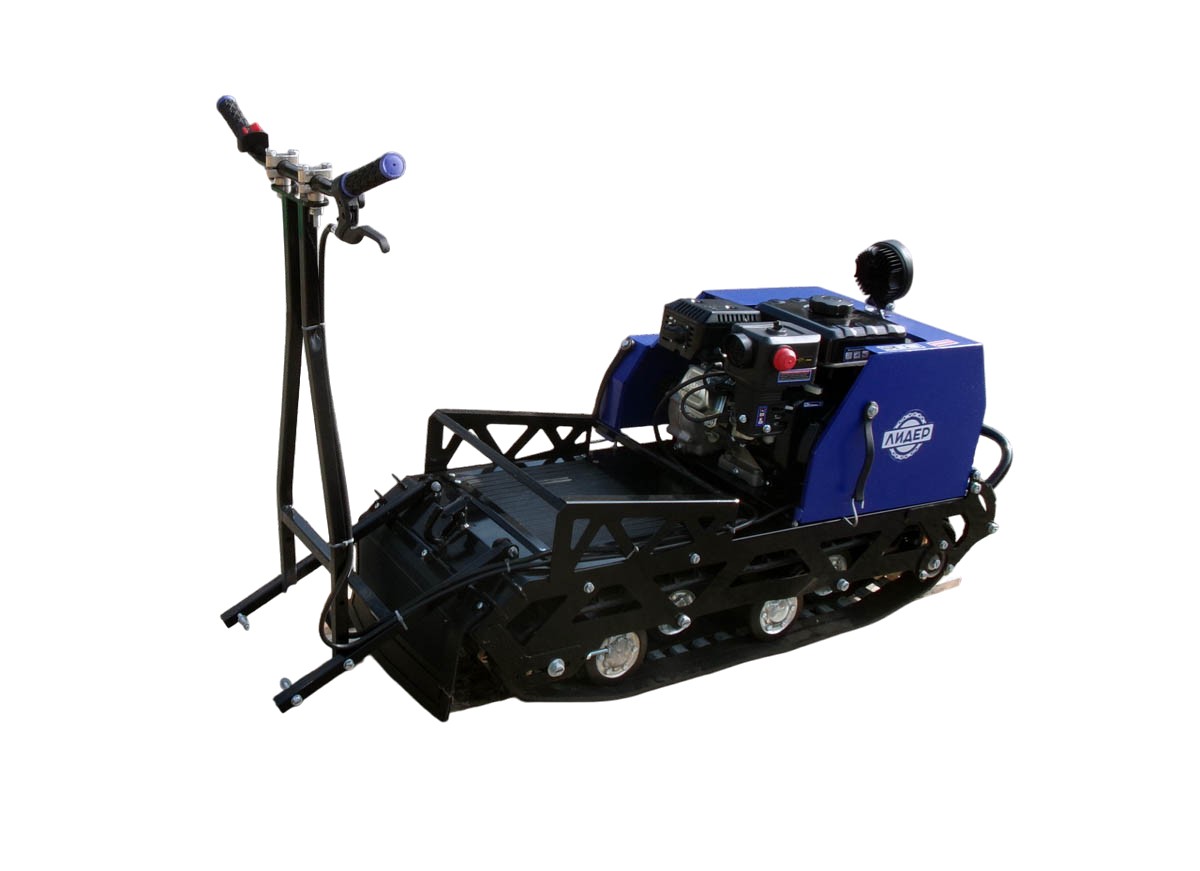 Мотобуксировщик компактный ЛИДЕР-ДЕЛЬТА-RL (+Фара), 8 л.с. (без лыжного модуля, 2 тележка), Ижтехмаш