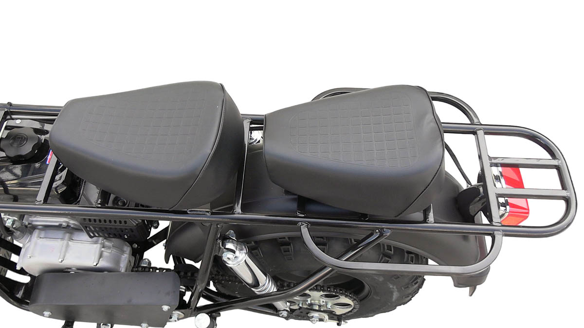 Мотоцикл внедорожный СКАУТ-2F PLUS-8Е+, МОТОЦИКЛЕТНАЯ ВИЛКА и задняя подвеска, + 2 тормоза