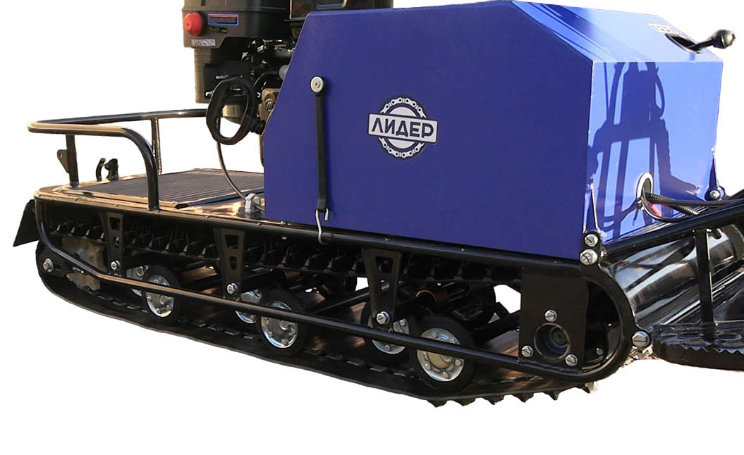 Мотобуксировщик с лыжным модулем 15 л.с., С РЕВЕРСОМ ЛИДЕР-3H-3Т-15АП, ГИДРАВЛИКА, РЫЧАЖ., ПОДОГРЕВ.