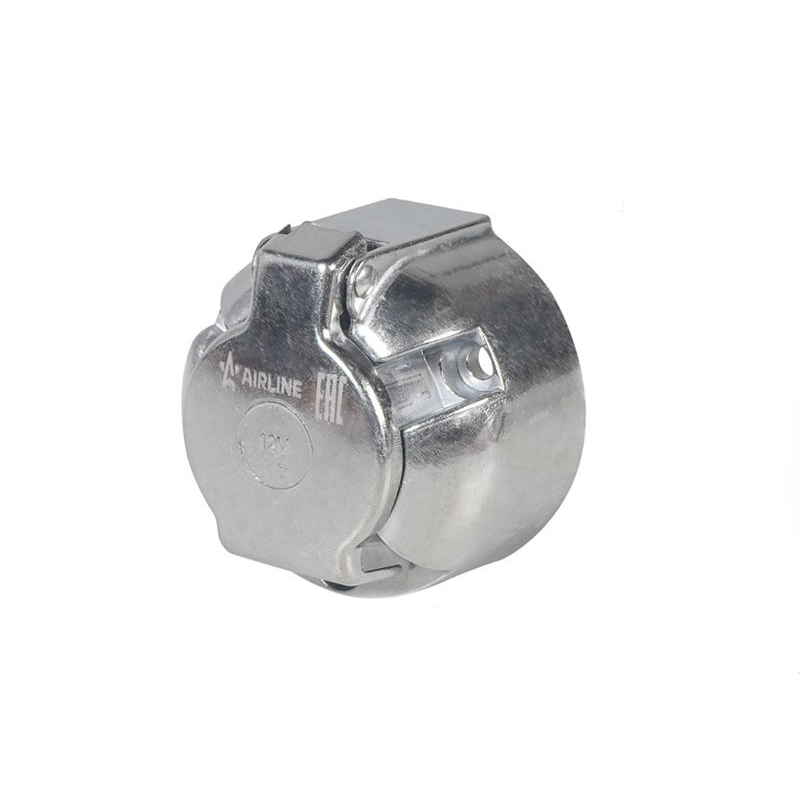 Розетка фаркопа, металл (12В, 7 контактов)