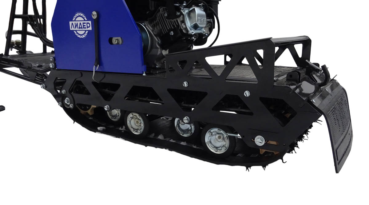 Мотобуксировщик компактный с лыжным модулем ЛИДЕР-ДЕЛЬТА-2, CVTL (+Фара) 8+ л.с., ВАРИАТОР TAV2-40