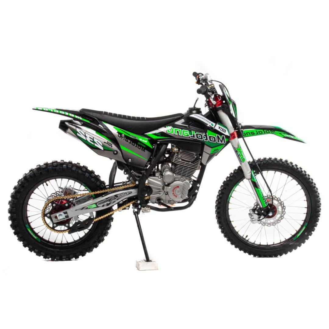 Мотоцикл Кросс Motoland XT300 HS (175FMM) (BB-300cc) зеленый
