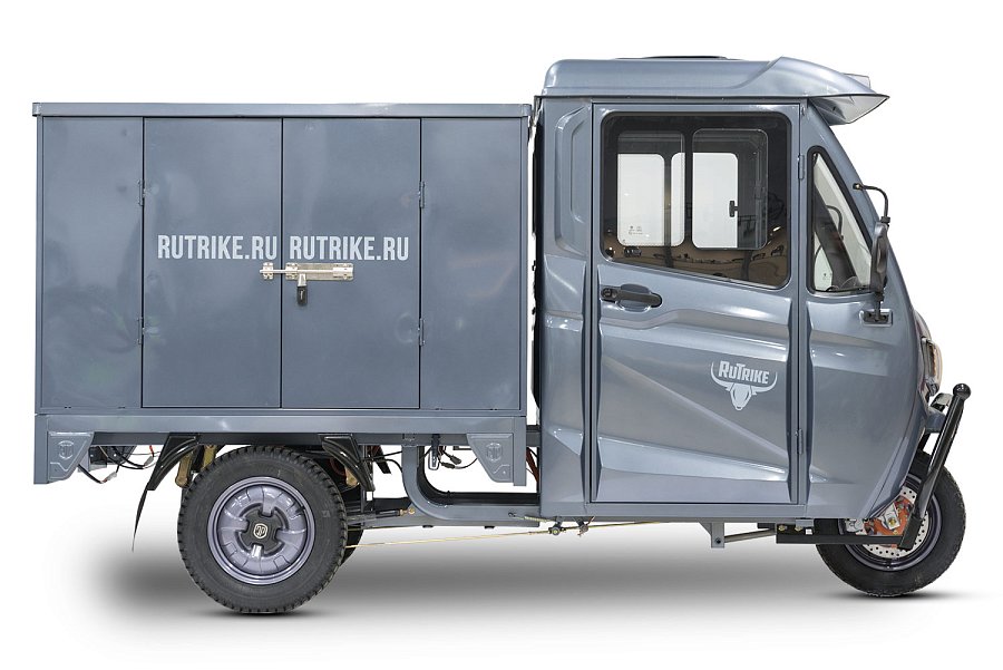 Грузовой электротрицикл Rutrike КАРГО Кабина Дуал NEXT 72V 2000W