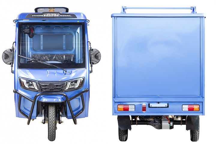 Грузовой электротрицикл Rutrike КАРГО Кабина Дуал 1500 60V1000W