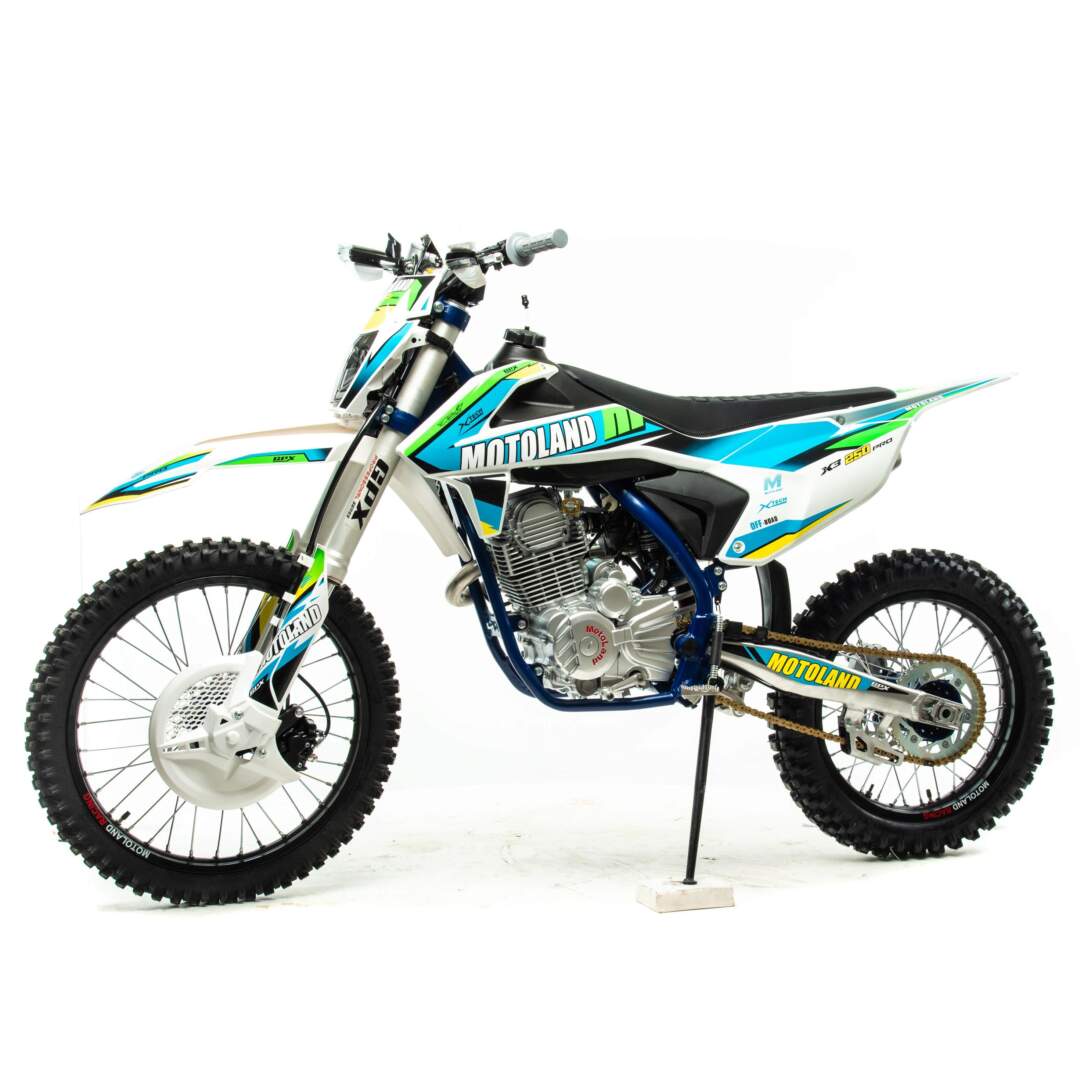Мотоцикл Кросс Motoland X3 250 PRO (172FMM) зеленый РАСПРОДАЖА