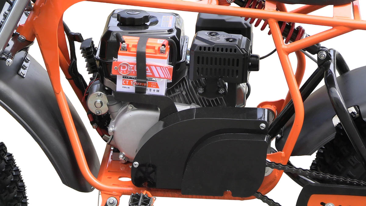 Мотоцикл СКАУТ-7 БОЦМАН 2, 9 лс KP230PRO, колеса GIANT, ФАРА, ЭЛ.СТ. перед и зад подв.