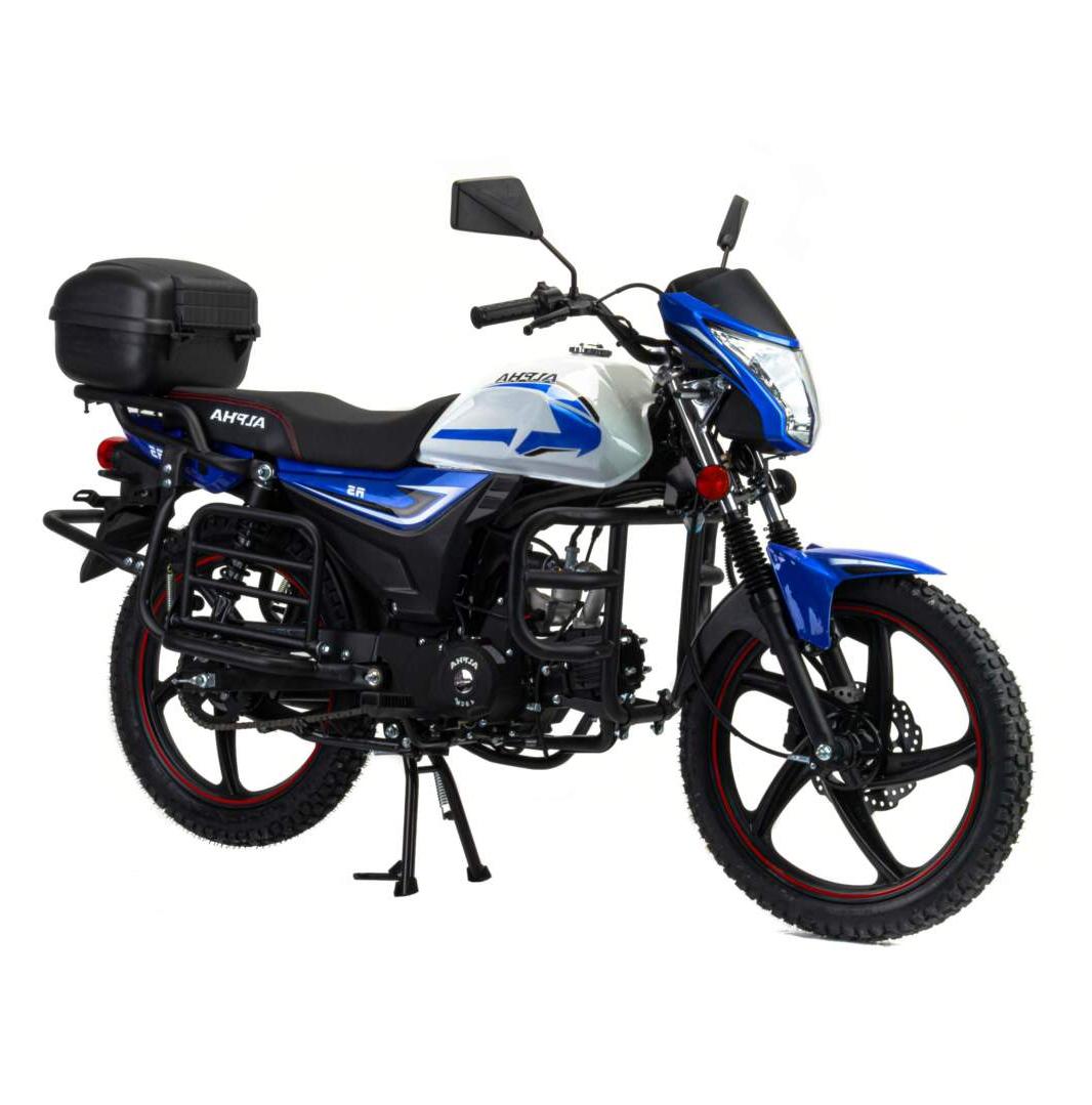 Мопед Motoland Альфа RS LUX 11 (LM48-B) синий (А)