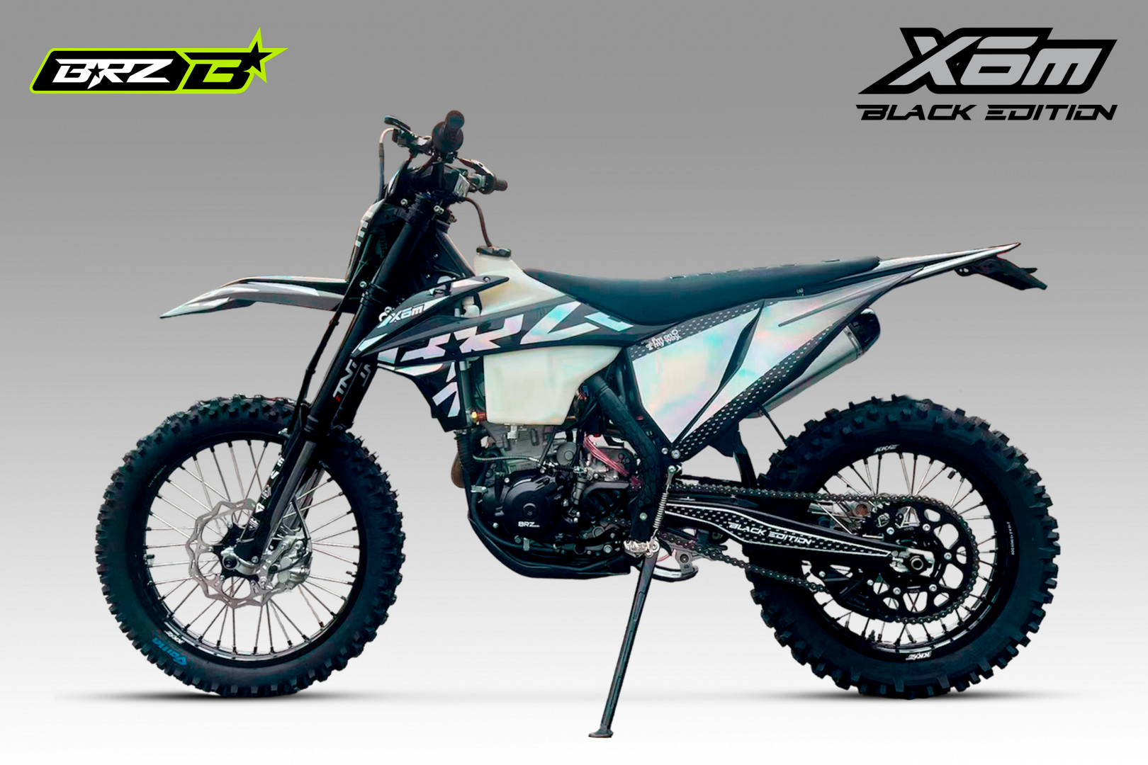 Мотоцикл BRZ X6M Black Edition (ZS 182MN (NС300s), 2023 г.)