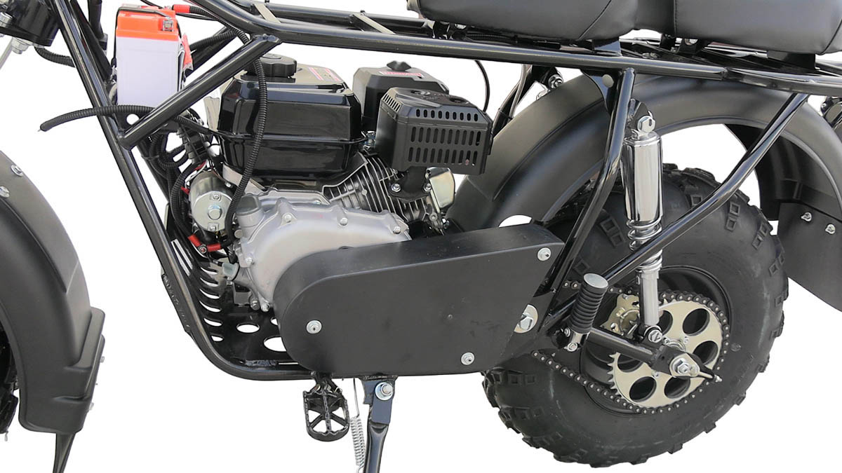 Мотоцикл внедорожный СКАУТ-2F PLUS-8Е+, МОТОЦИКЛЕТНАЯ ВИЛКА и задняя подвеска, + 2 тормоза