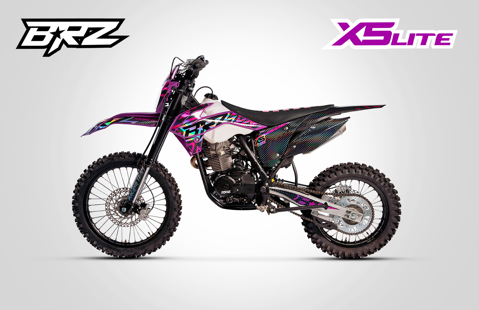 Мотоцикл BRZ X5 LITE 19/16 (172FMM, 2023 г.) PURPLE