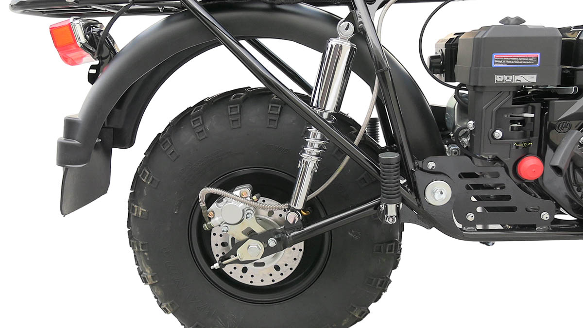 Мотоцикл внедорожный СКАУТ-2F PLUS-8Е+, МОТОЦИКЛЕТНАЯ ВИЛКА и задняя подвеска, + 2 тормоза