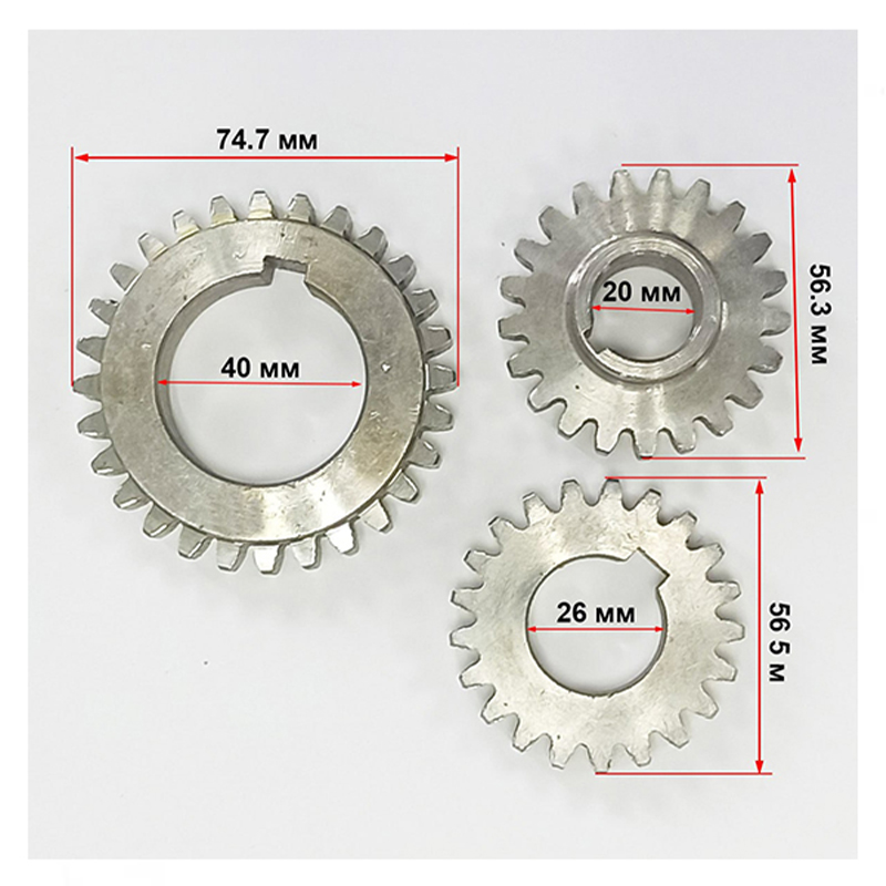 Шестерни двигателя R185-R195 комплект 6шт
