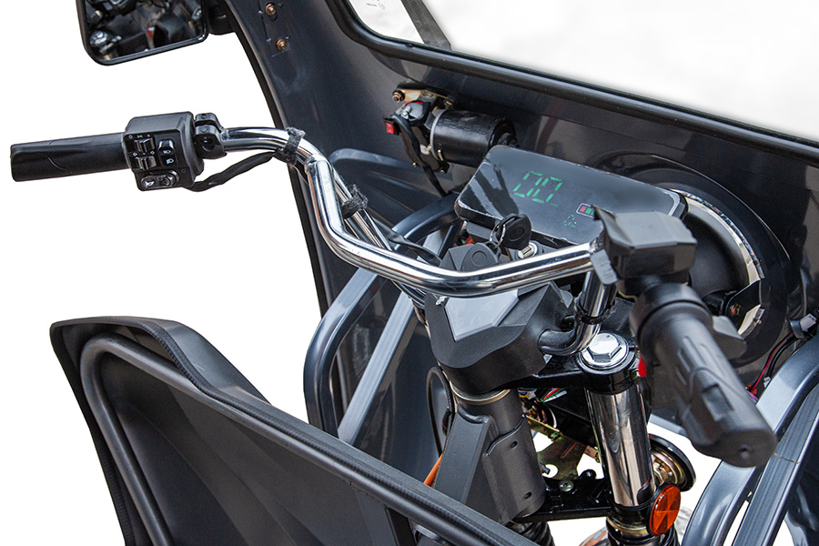 Грузовой электрический трицикл Rutrike D5 КАБИНА гидравлика 1500 72V1500W