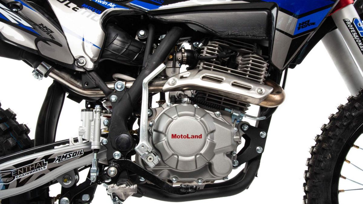 Мотоцикл Кросс Motoland XT300 HS (175FMM) (BB-300cc) синий РАСПРОДАЖА