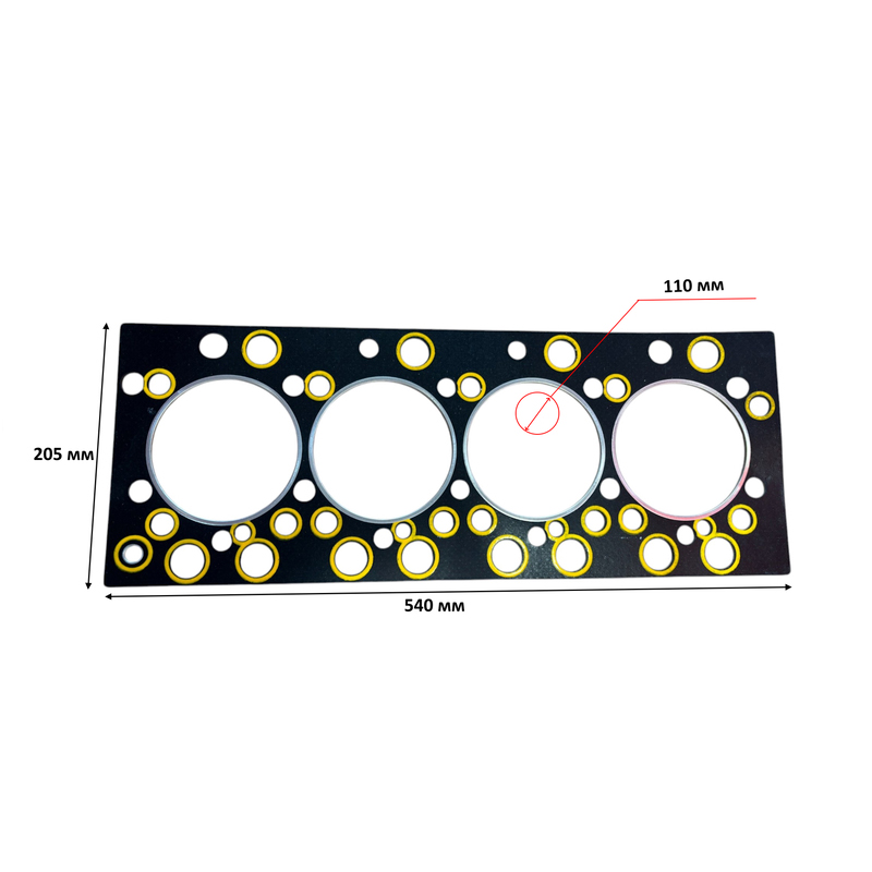 Прокладка ГБЦ двигателя YUNNEI YN38GBZ