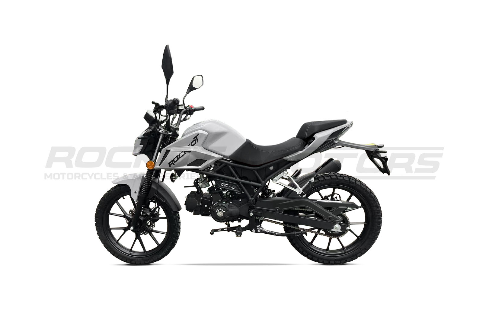 Мопед ROCKOT ALPHA RESTYLE (серый глянцевый)