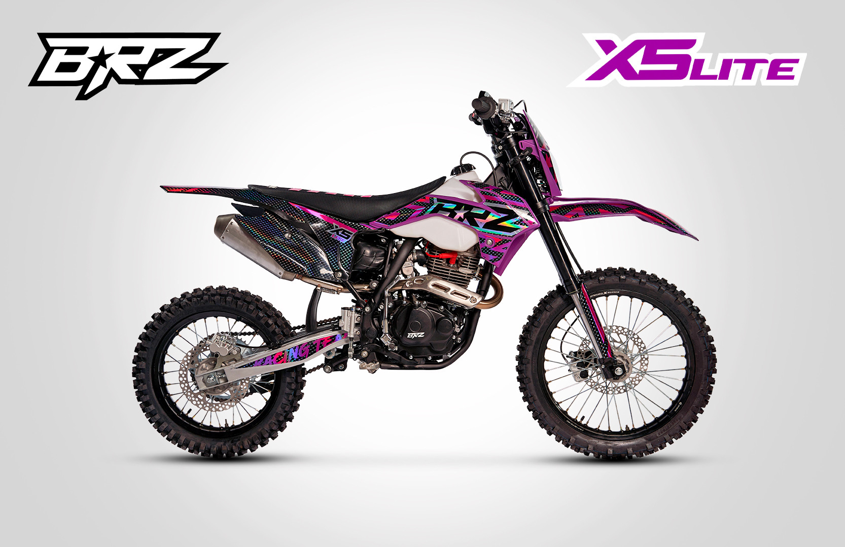 Мотоцикл BRZ X5 LITE 19/16 (172FMM, 2023 г.) PURPLE