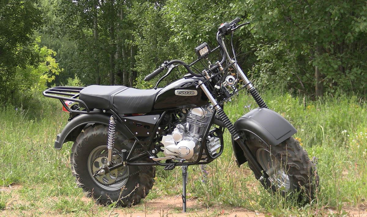 Мотоцикл внедорожный СКАУТ-3V.12-200 колеса 12"