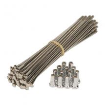 Комплект спиц + ниппелей 17" TTR125 (32шт) Комплект спиц + ниппелей 17" TTR125 (32шт)