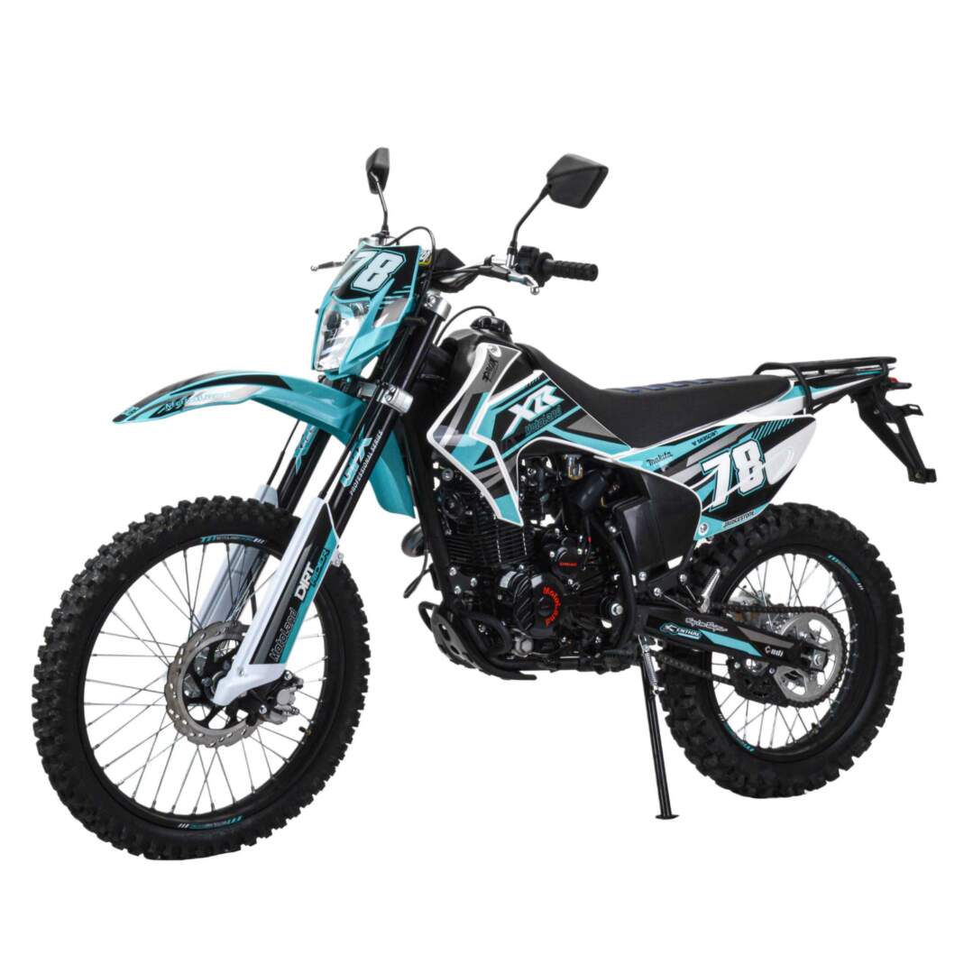 Мотоцикл Кросс Motoland XR300 LITE  (175FMM) с ПТС синий