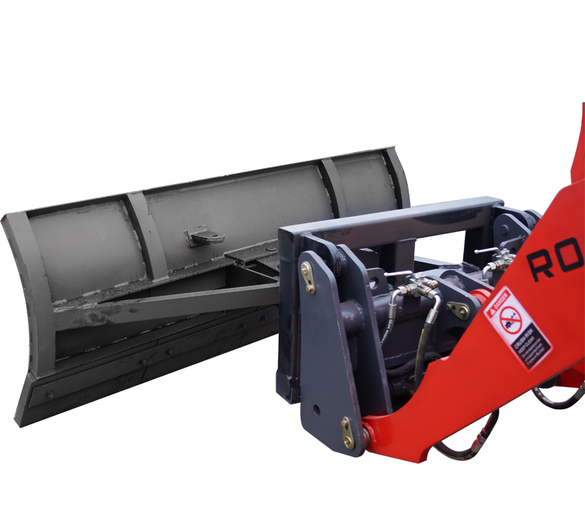 Фронтальный погрузчик Rossel R-800 + отвал с гидроповоротом