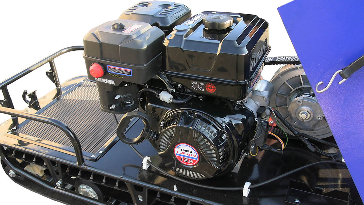 Мотобуксировщик с лыжным модулем 15 л.с., С РЕВЕРСОМ ЛИДЕР-3H-3Т-15АП, ГИДРАВЛИКА, РЫЧАЖ., ПОДОГРЕВ.