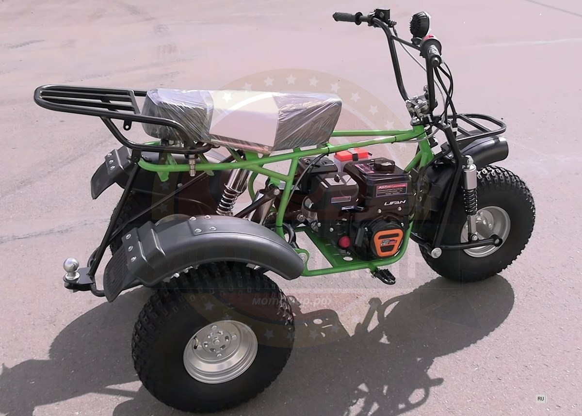 Трицикл ТРИТОН 2, САФАРИ 3LЕ- 8 (длинное седло)