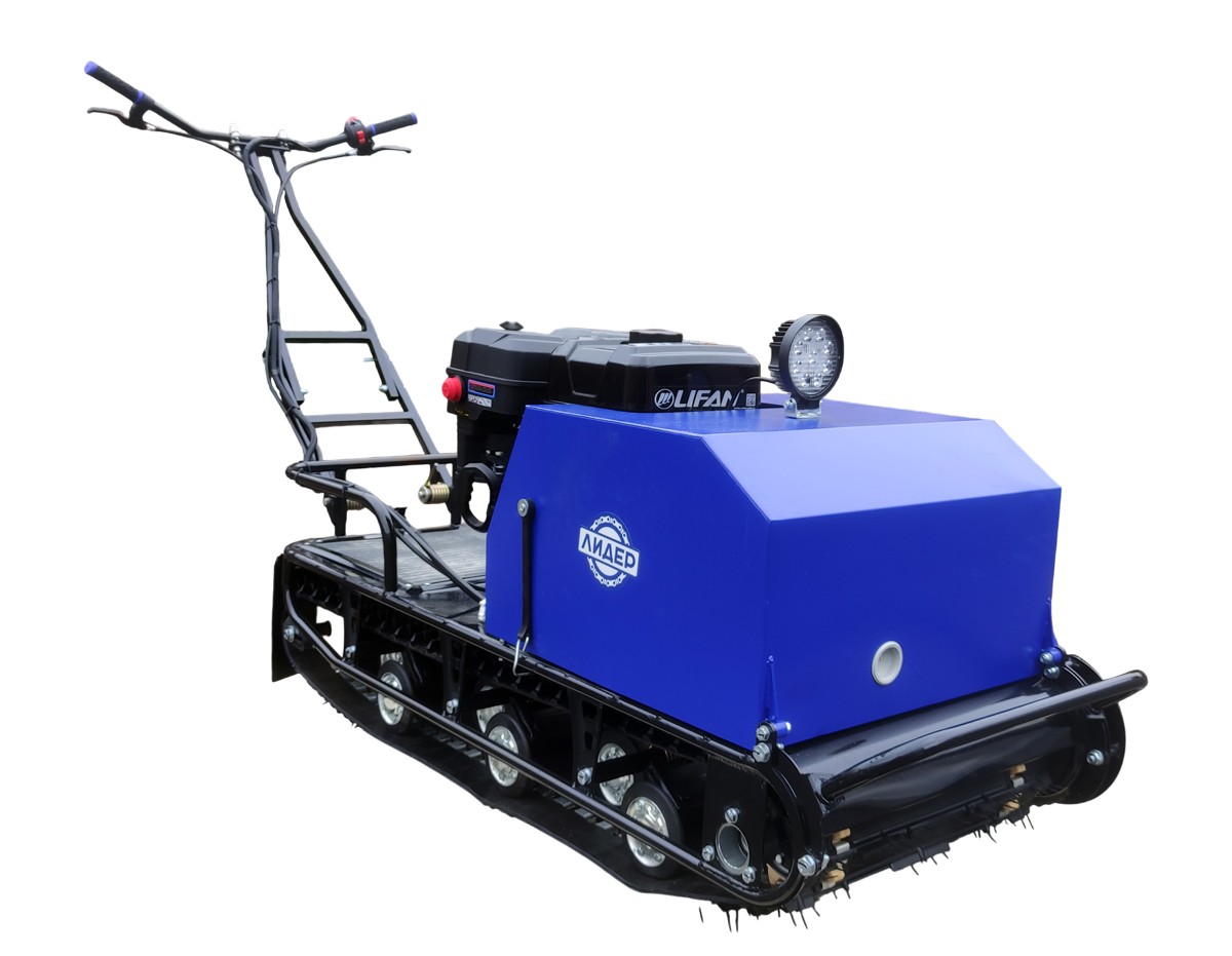 Мотобуксировщик без лыжного модуля 15 л.с., ЛИДЕР-1-3Т-15АП (3 тележ.), АДАПТИВНАЯ ПОДВЕСКА