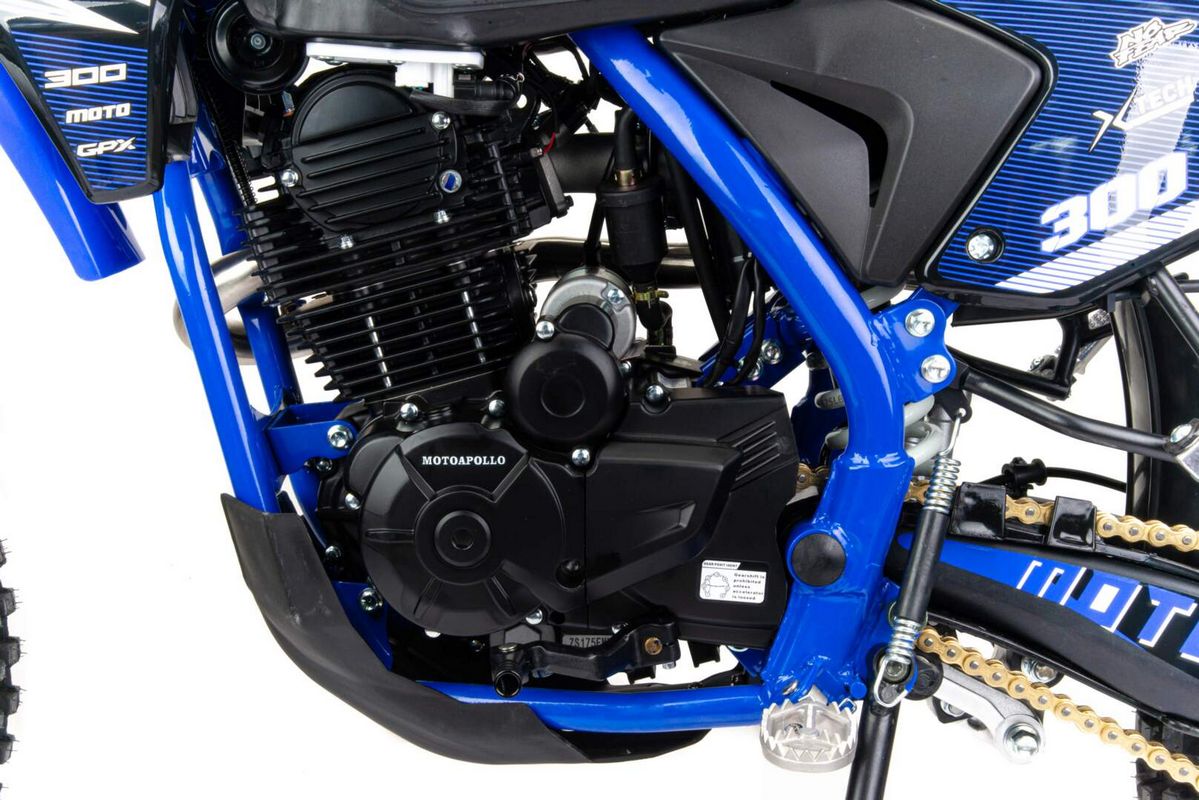 Мотоцикл Кросс Moto Apollo M4 300 EFI (175FMM PR5) синий РАСПРОДАЖА