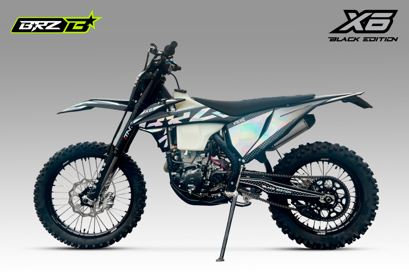 Мотоцикл BRZ X6 Black Edition (ZS 177MN (NС250), 2023 г.)