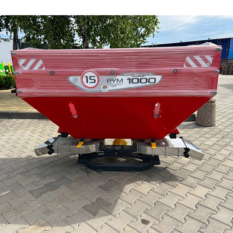 Разбрасыватель удобрений D-pol РУМ-1000 усиленный с садовой приставкой