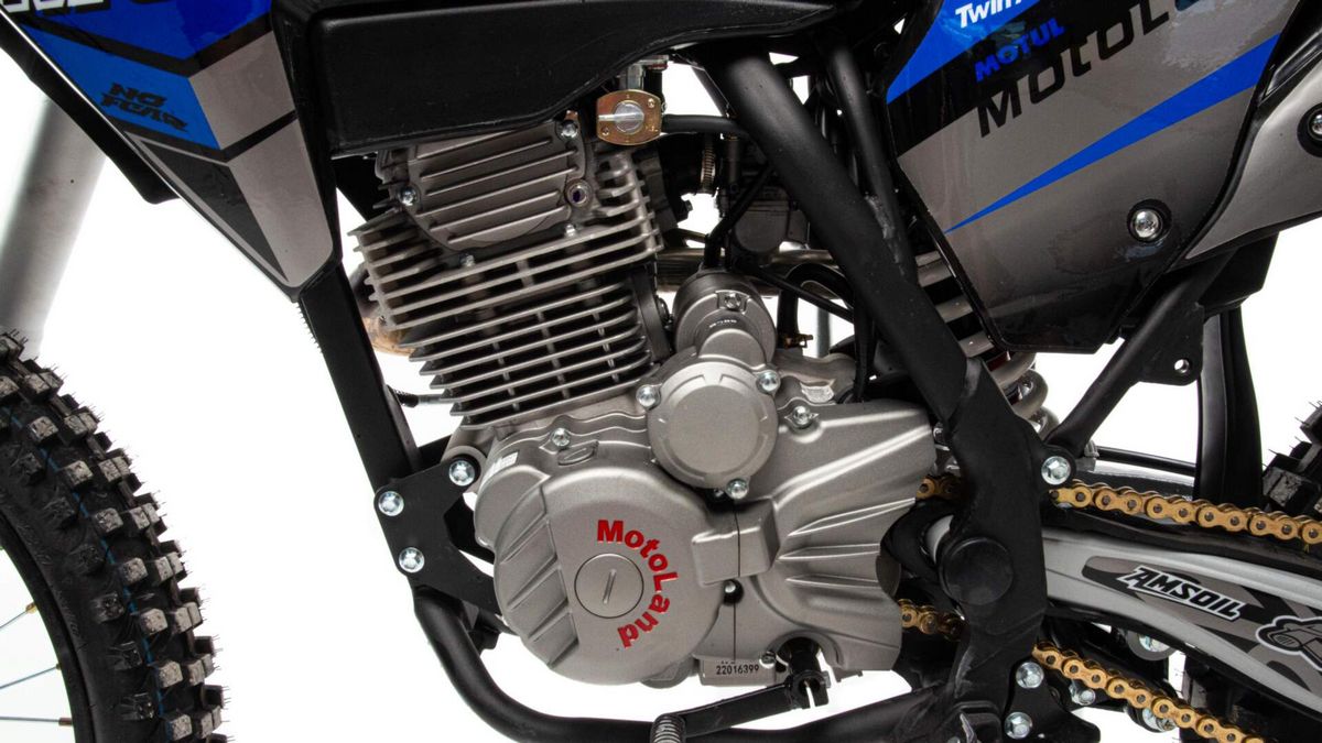 Мотоцикл Кросс Motoland XT300 HS (175FMM) (BB-300cc) синий РАСПРОДАЖА