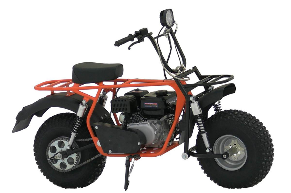 Мотоцикл СКАУТ САФАРИ 3L- 8+ BIGFOOT (ФАРА, перед и зад подвес. KP230 -8 л.с.,руч.старт, диск торм)
