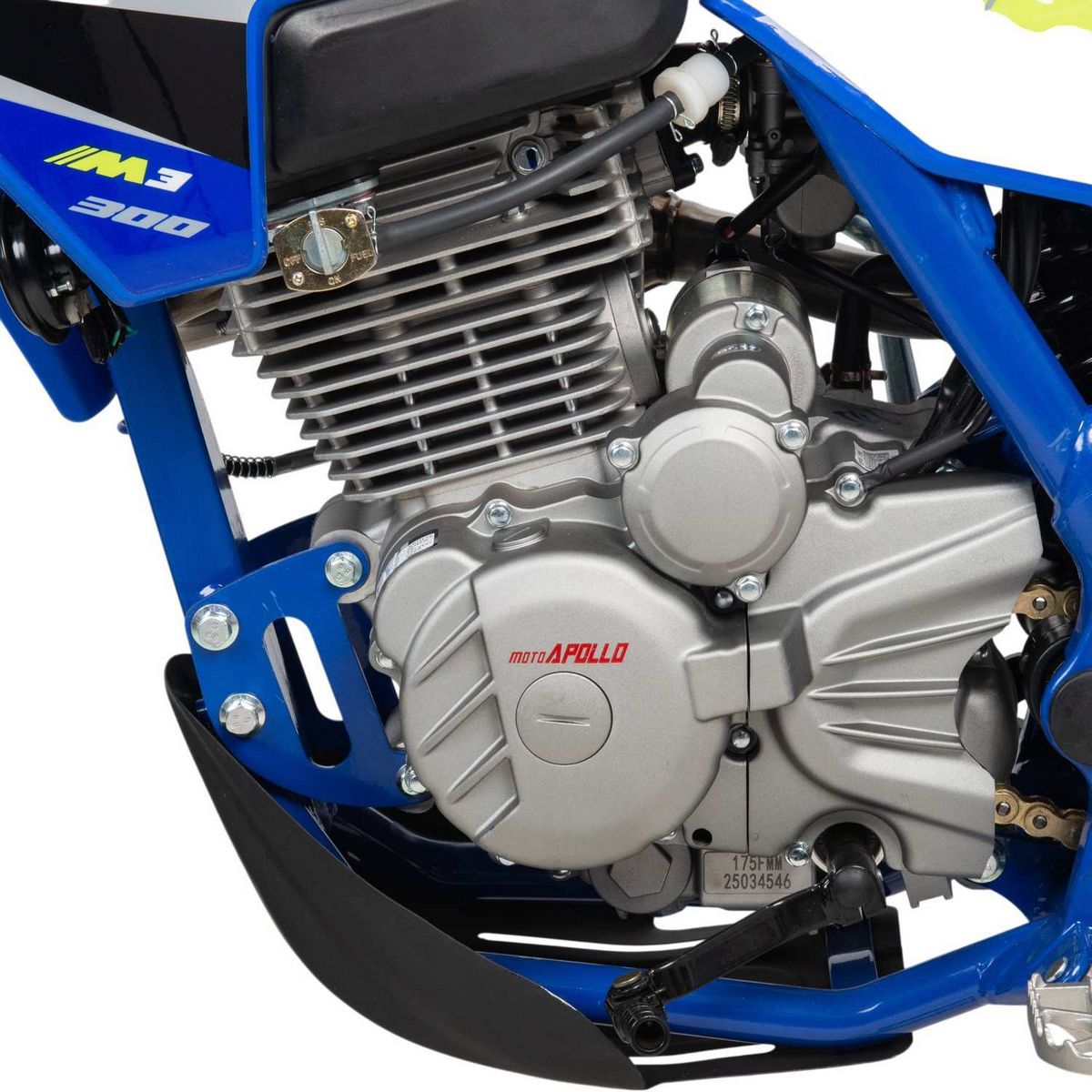 Мотоцикл Кросс Moto Apollo M3 300 (175FMM) синий 2026