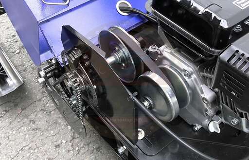 Мотобуксировщик компактный с РЫЧАЖНЫМ модулем ЛИДЕР-ДЕЛЬТА-3, CVTL (+Фара) 10 л.с., TAV2-40,, РЕВЕРС