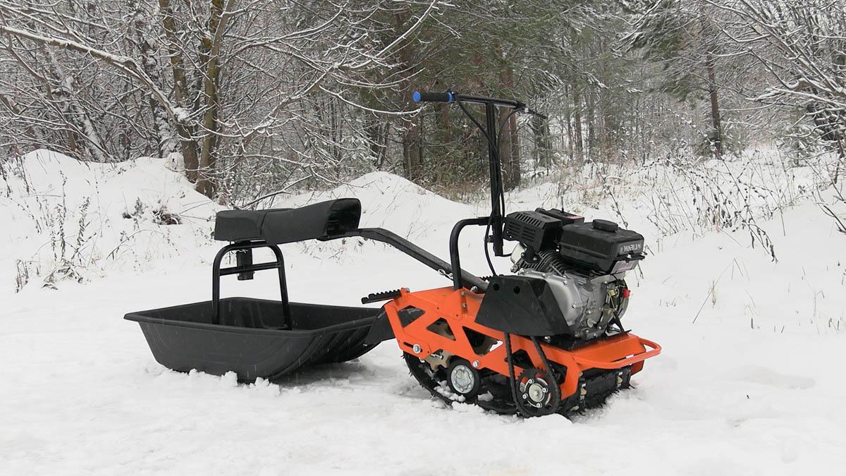 Мотобуксировщик компактный БЕЛКА - 8+ л.с.