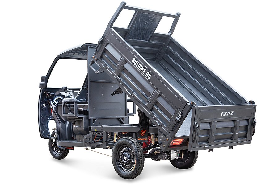 Грузовой электрический трицикл Rutrike D5 КАБИНА гидравлика 1500 72V1500W