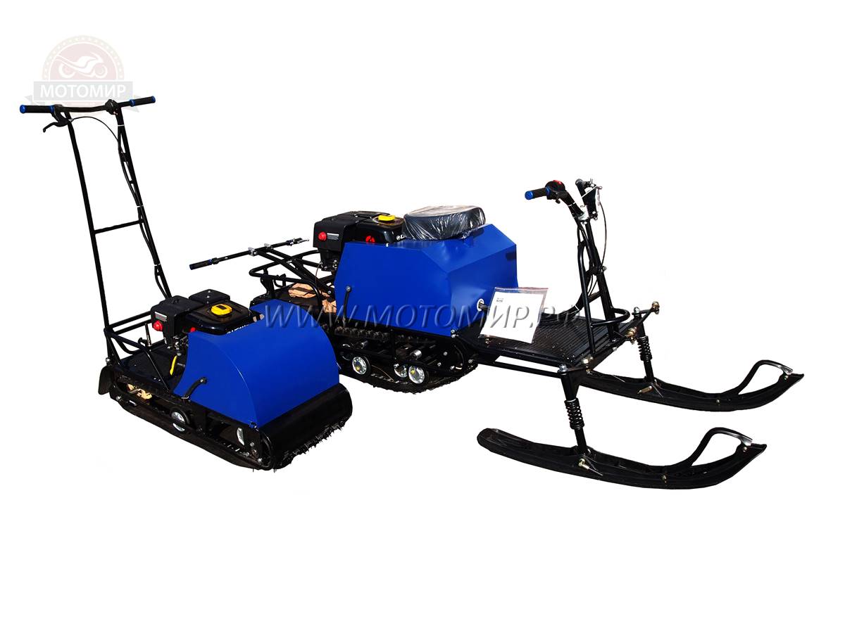 Мотобуксировщик компактный ЛИДЕР-ДЕЛЬТА-RL (+Фара), 8 л.с. (без лыжного модуля, 2 тележка), Ижтехмаш