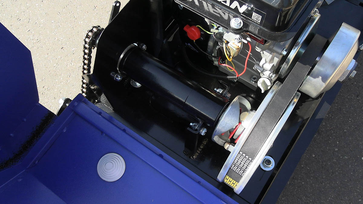 Мотобуксировщик компактный ЛИДЕР-ДЕЛЬТА-CVT, 8+ л.с. ВАРИАТОР TAV2-40