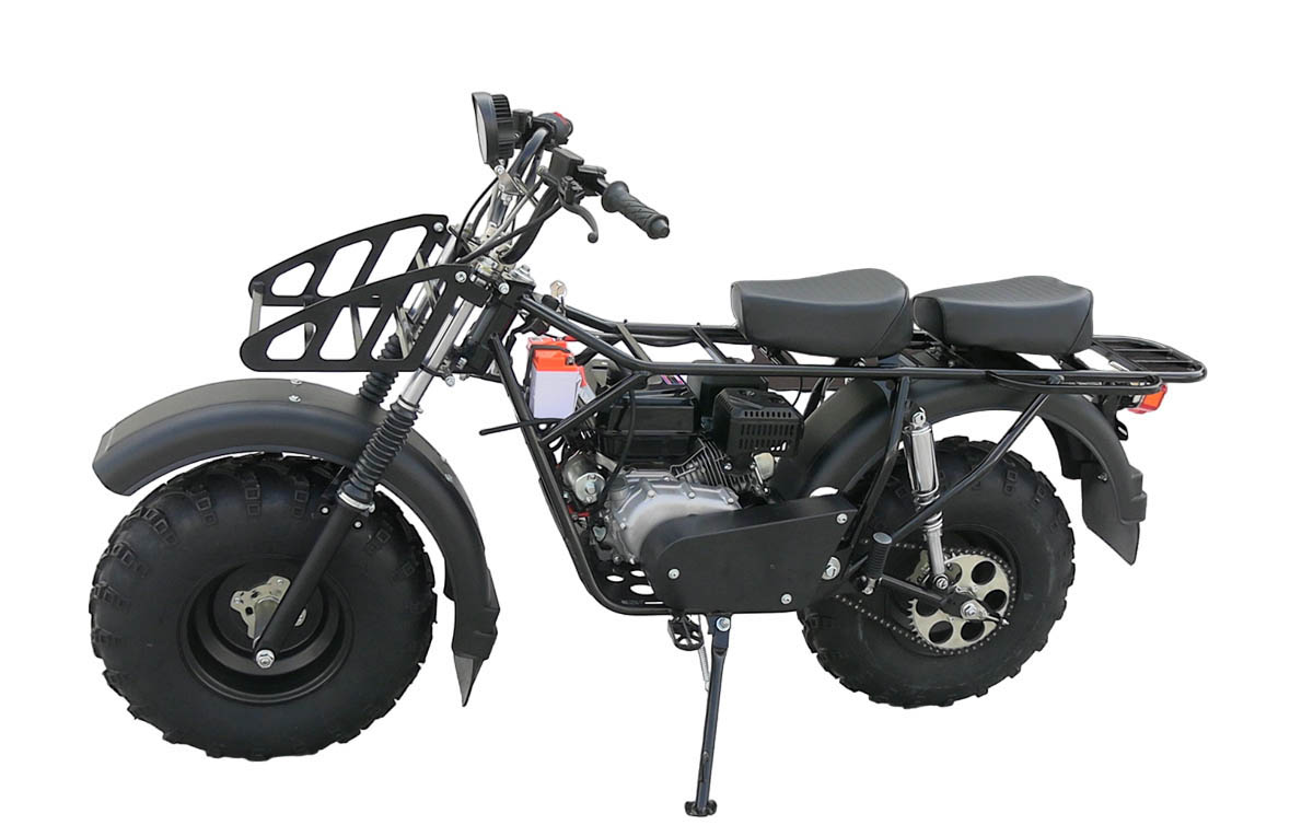 Мотоцикл внедорожный СКАУТ-2F PLUS-8Е+, МОТОЦИКЛЕТНАЯ ВИЛКА и задняя подвеска, + 2 тормоза