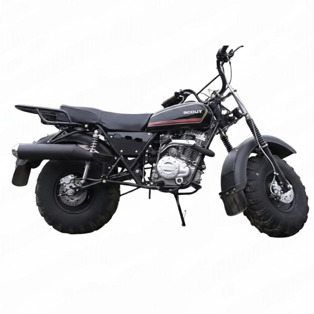 Мотоцикл внедорожный СКАУТ-3V-200 колеса 10"