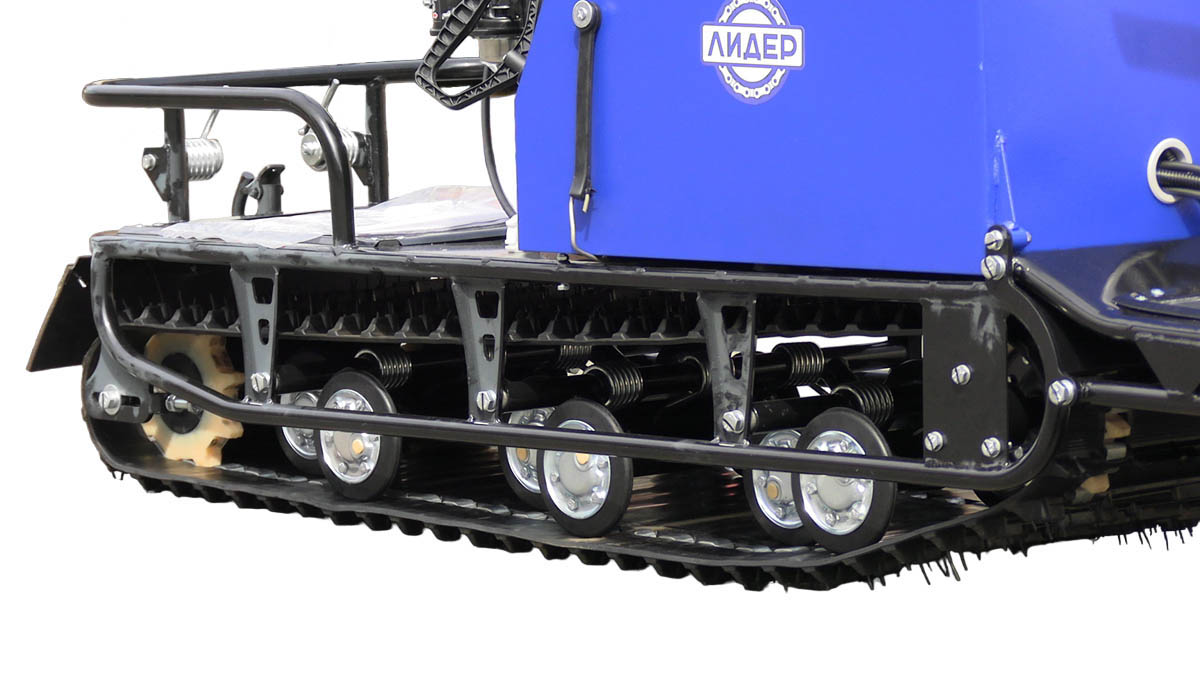 Мотобуксировщик с лыжным модулем 15 л.с., С РЕВЕРСОМ ЛИДЕР-3-3Т-15АП (3 тел.), АДАПТИВНАЯ ПОДВЕСКА