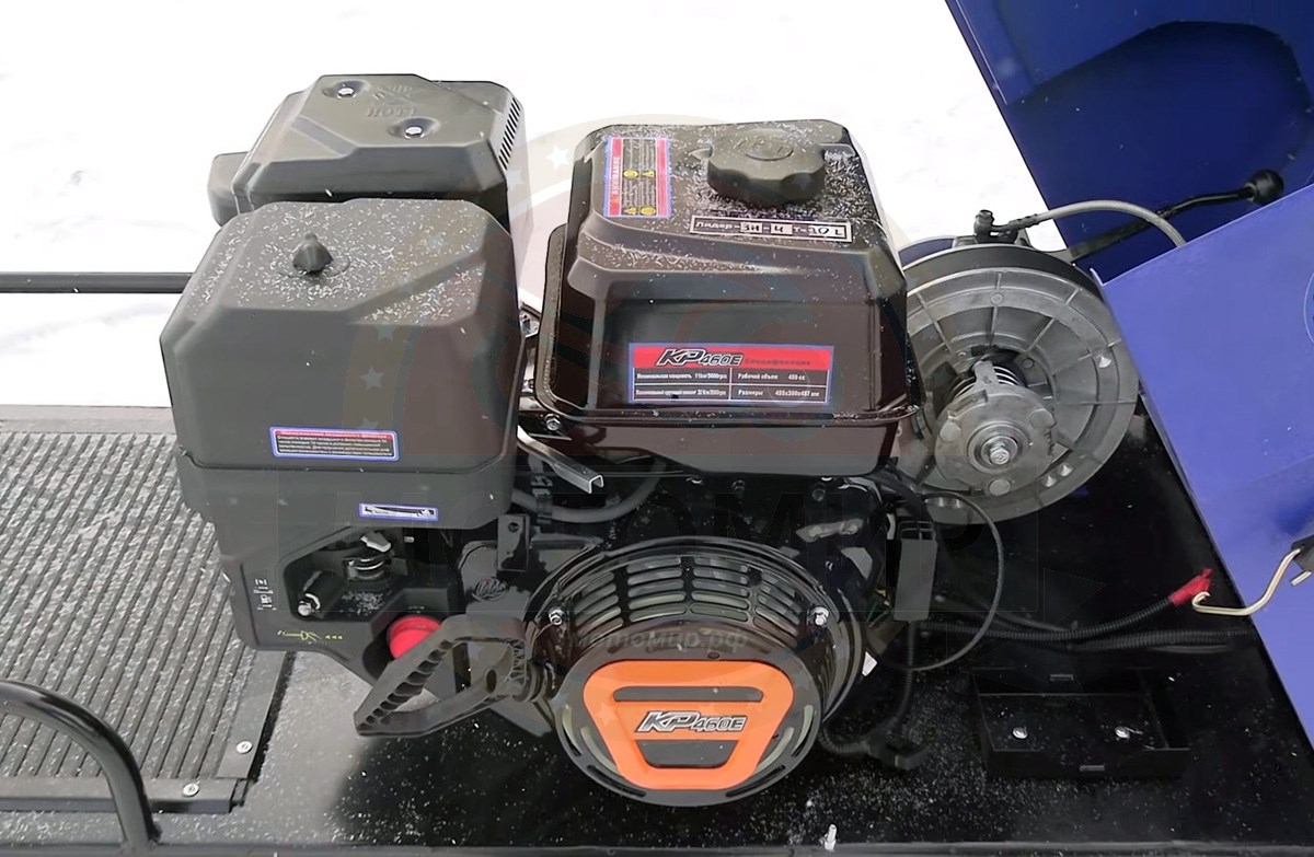 Мотобуксировщик с лыжным модулем 20 л.с, С РЕВЕРСОМ ЛИДЕР-3H-4Т-20АП, LONG ГИДРАВЛ., РЫЧАЖ, ПОДОГРЕВ