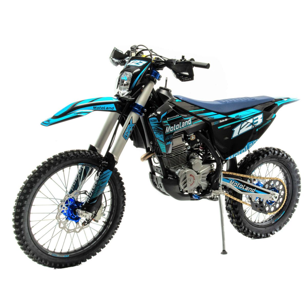 Мотоцикл Кросс Motoland XT 250 ST 21/18 (172FMM-4V) синий РАСПРОДАЖА