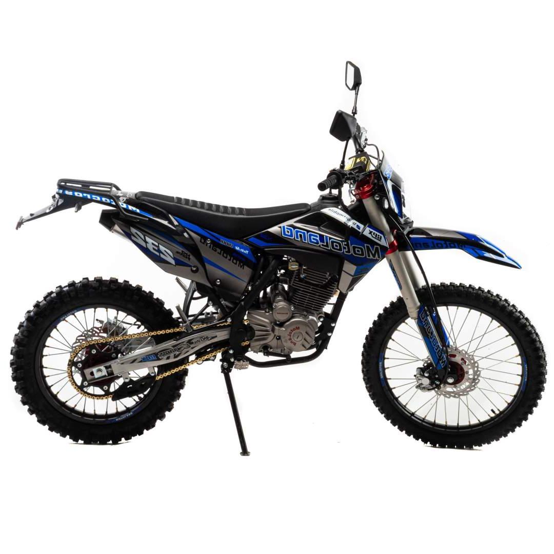 Мотоцикл Кросс Motoland XT 250 HS (172FMM) с ПТС синий