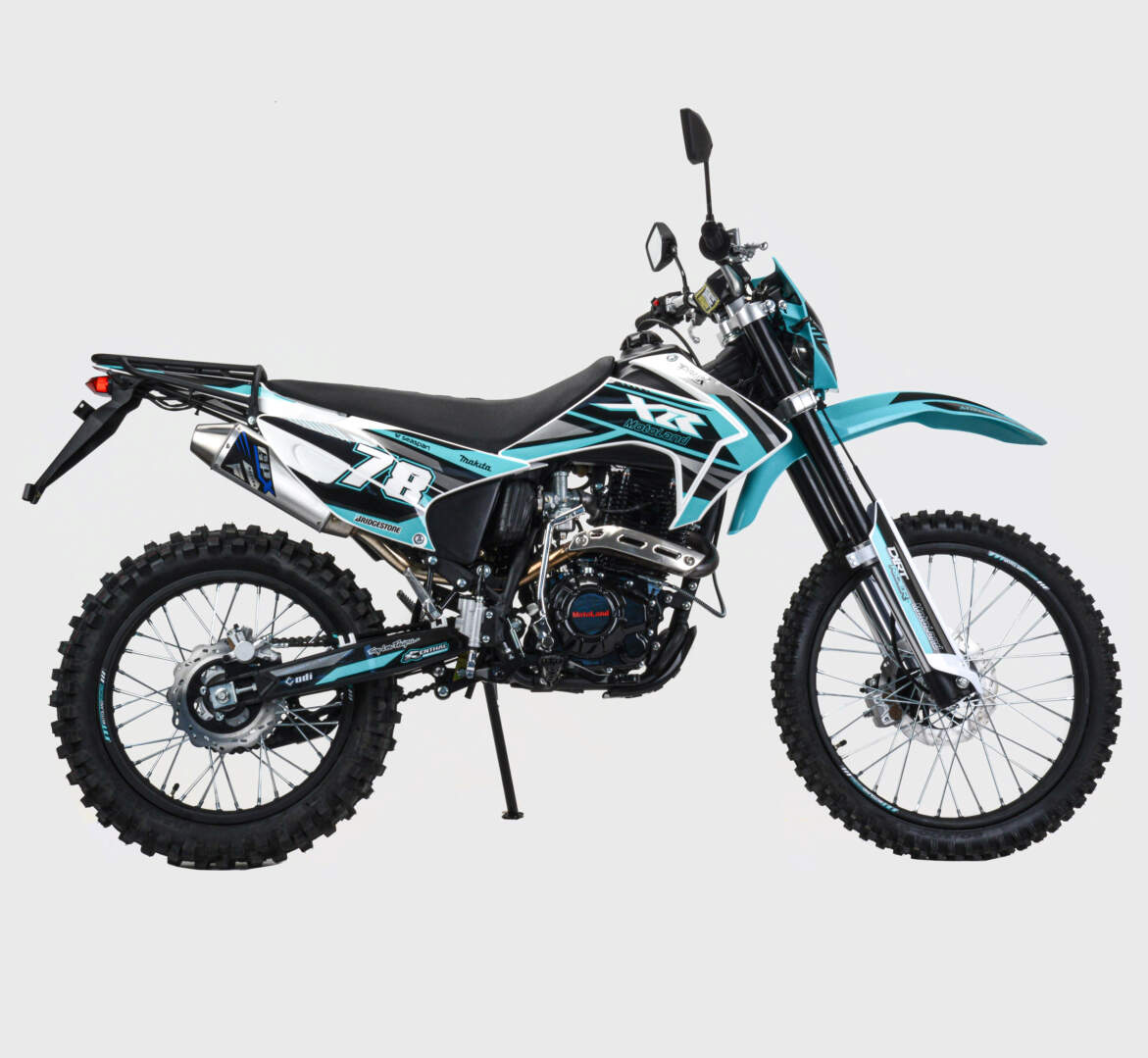 Мотоцикл Кросс Motoland XR300 LITE  (175FMM) с ПТС синий