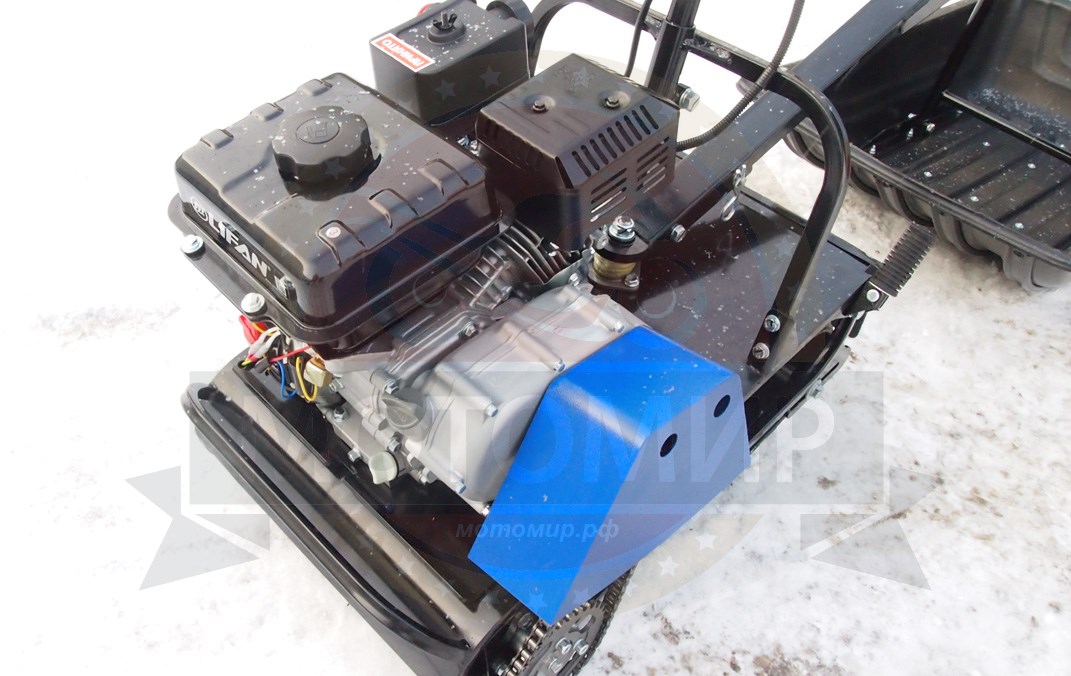 Мотобуксировщик компактный БЕЛКА - 8L+ л.с., с ФАРОЙ